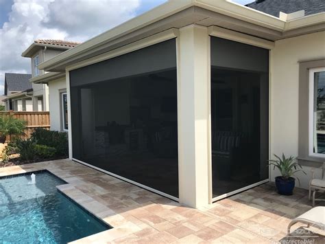 electric patio screen enclosure|retractable outdoor screens for patio.